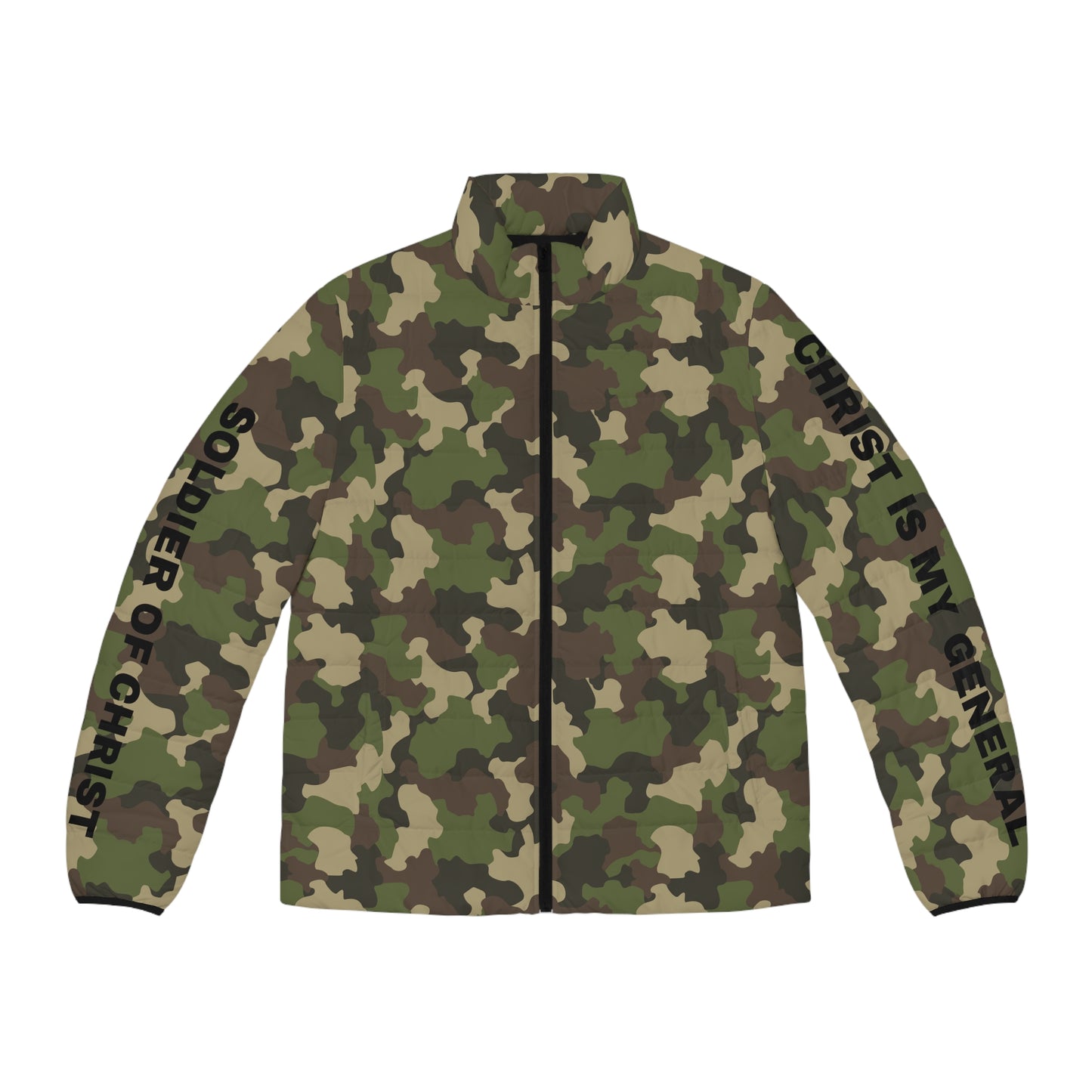 Jacket Soldier of Christ Camo Puffer Jacket
