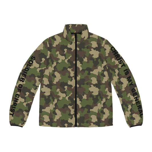 Jacket Soldier of Christ Camo Puffer Jacket
