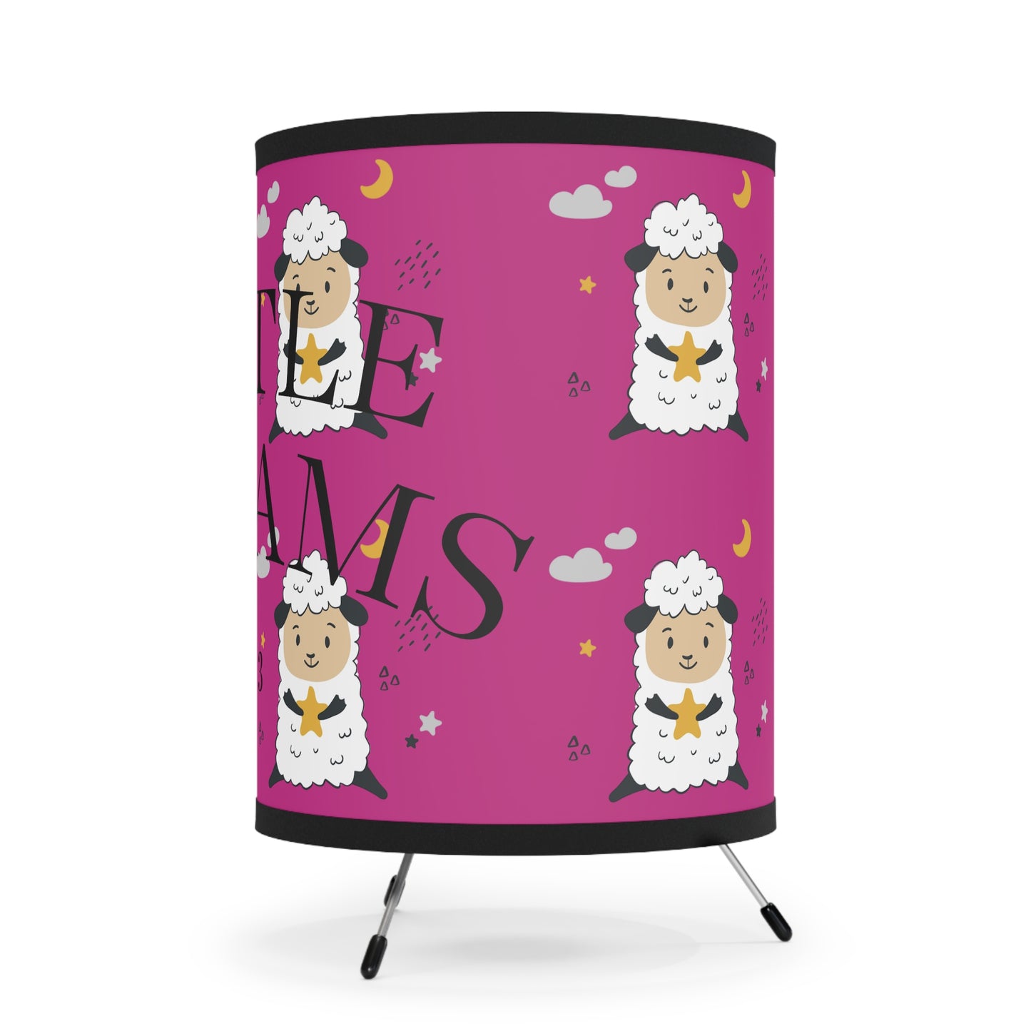 Little Dreams (Girls Version) Tripod Night Lamp