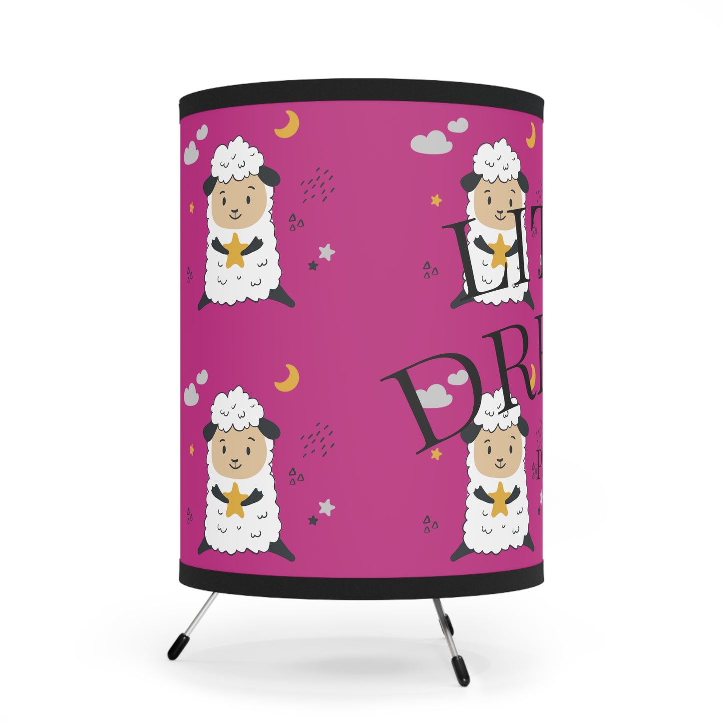Little Dreams (Girls Version) Tripod Night Lamp